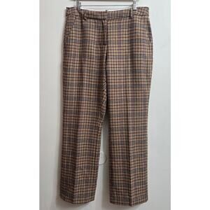 Chadwicks Straight Leg Plaid Pants